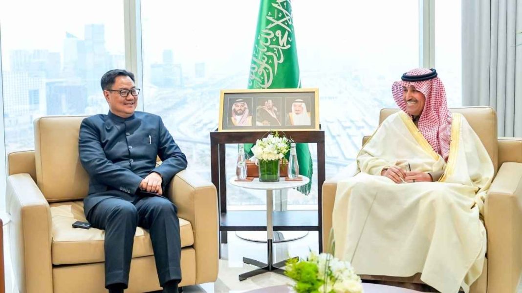 Kiren Rijiju saudi arabia_Sadaa Times